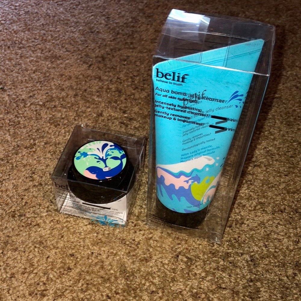 Belif aqua bomb skincare set